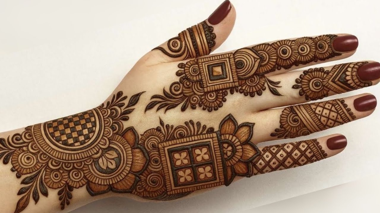 Beautiful Stylish Mehndi Design for Back hand |Arabic floral henna style | Eid Special Mehndi design
