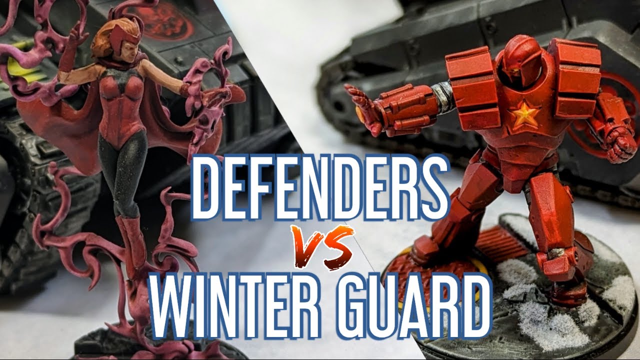 Marvel Crisis Protocol Battle Report Episode 70   Defenders vs  Winter Guard