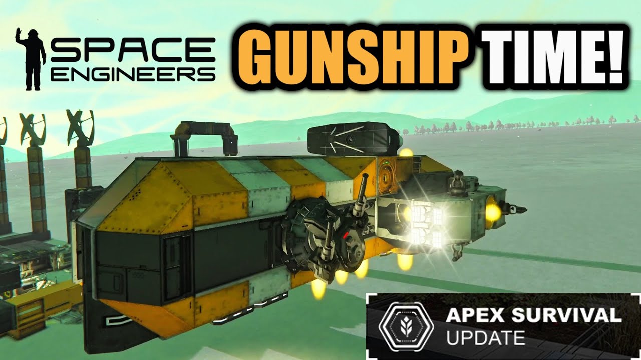 ХВАТИТ! ПОРА СТРЕЛЯТЬ! - Apex Survival E06 (Space Engineers 2025)