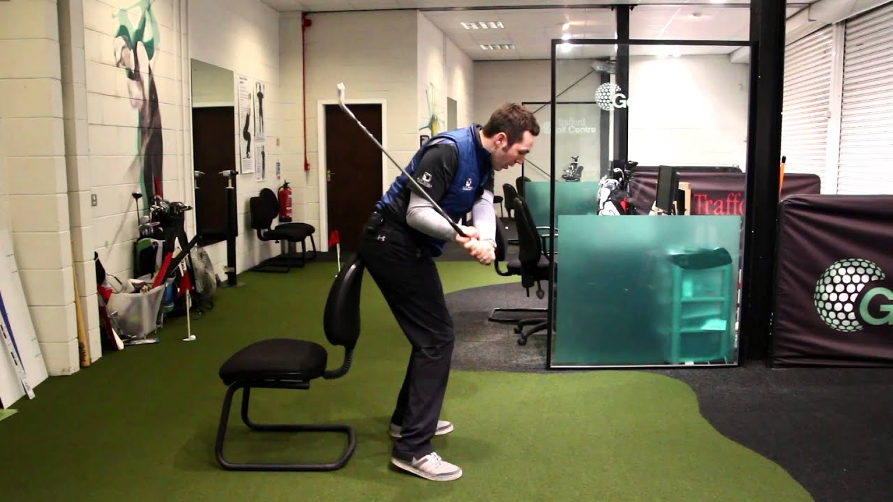 MAINTAINING GOLF POSTURE DRILL