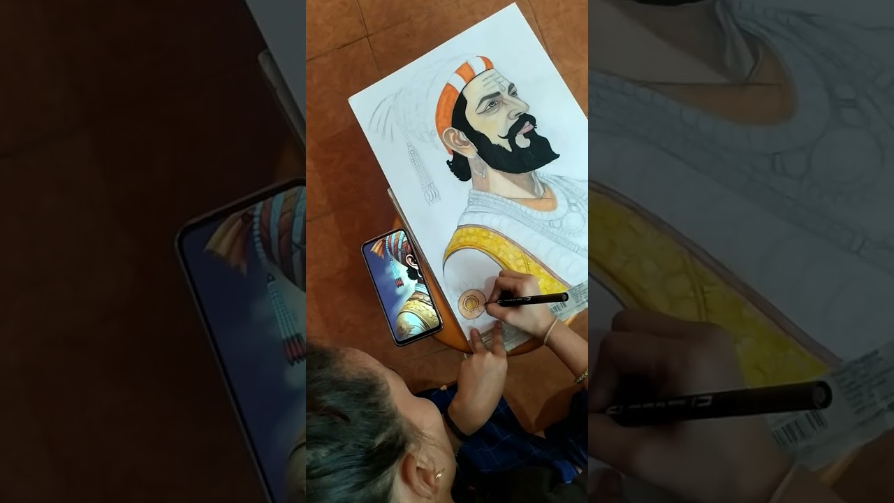 Chatrapati Shivaji Maharaj Drawing 2,3🤗