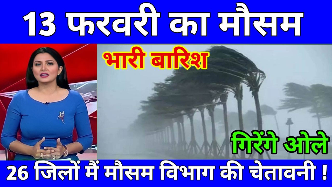 13 फरवरी का मौसम | today weather update, heat wave, #Mausam_ki_jankari #Lucknow_weather #आज_का_मौसम