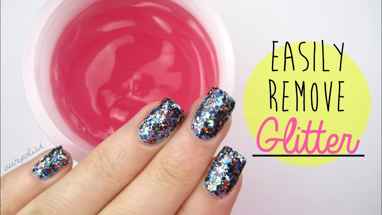 NEW & EASIER Way to Remove Glitter Nail Polish?!