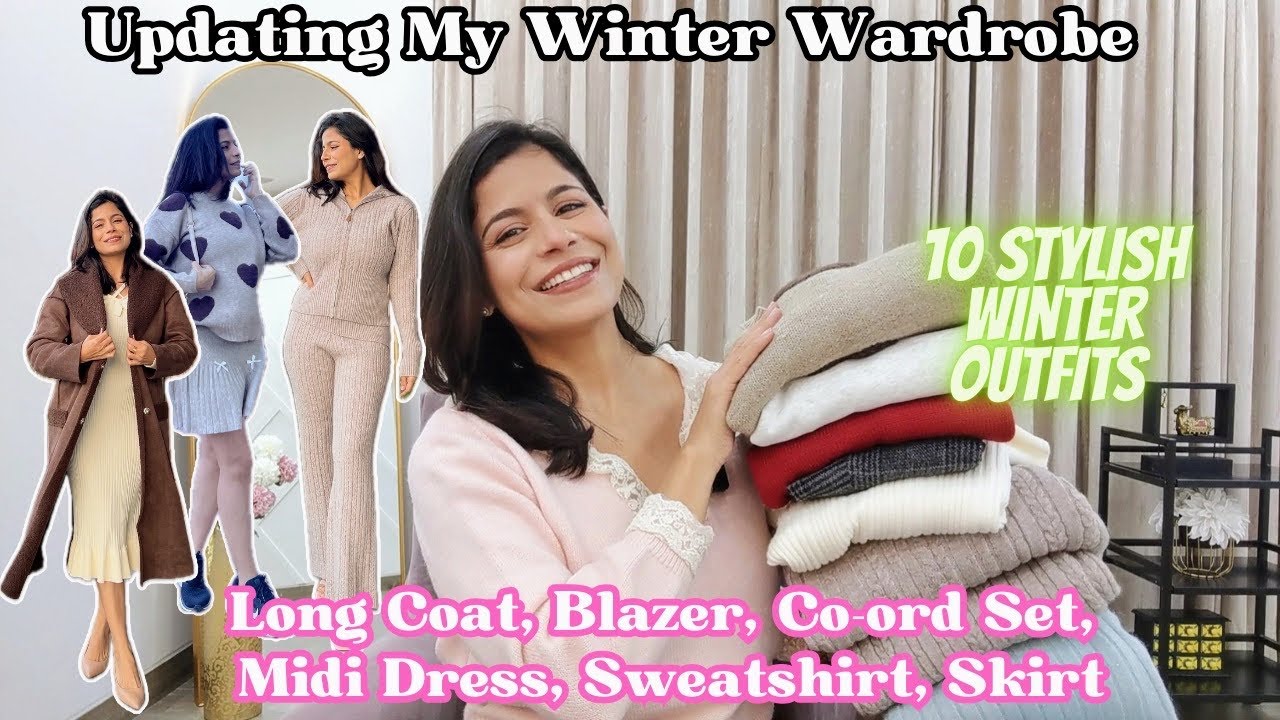 Huge Winter Wear Haul l Long Coat, Blazer, Co-ord Set, Dress, Sweatshirt, Skirt l Dream Simple