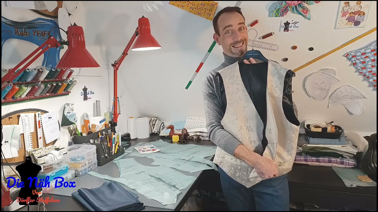 WIE NÄHE ICH EINE HERRENWESTE?