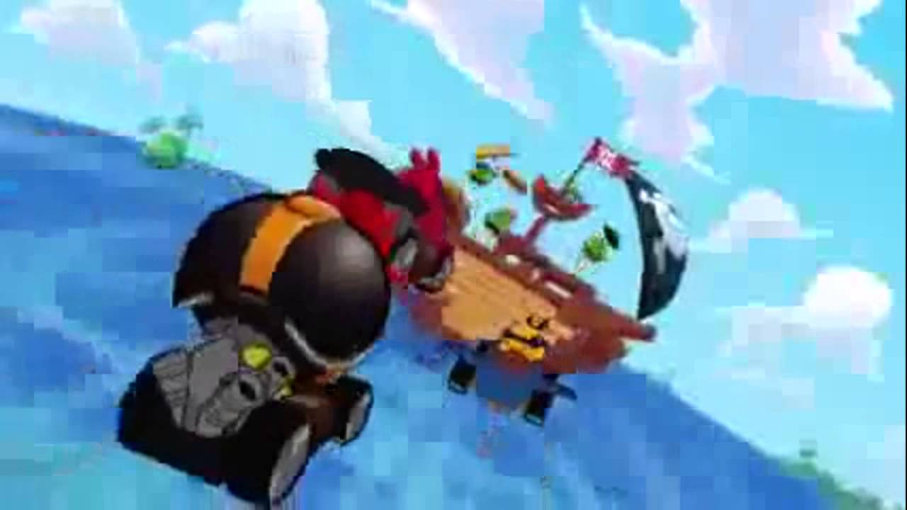 Angry Birds GO & Jenga Pirate Pig Attack
