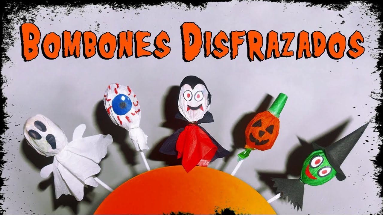 Bombones disfrazados para Halloween