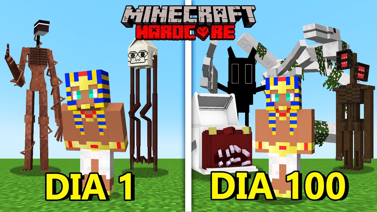 SOBREVIVI 100 DIAS no MUNDO do TREVOR HENDERSON no Minecraft - O FILME