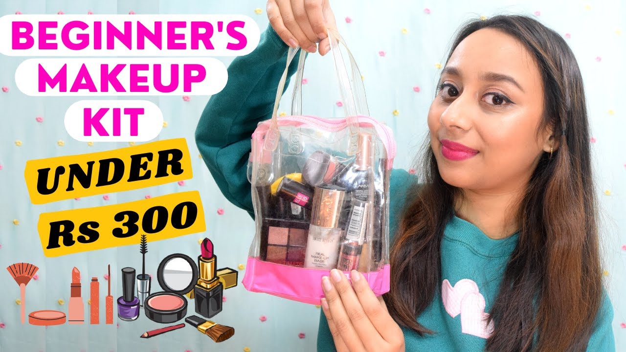 MAKEUP KIT for Beginners *Under Rs.300*🤑👌Best & Affordable Makeup Starter Kit😍