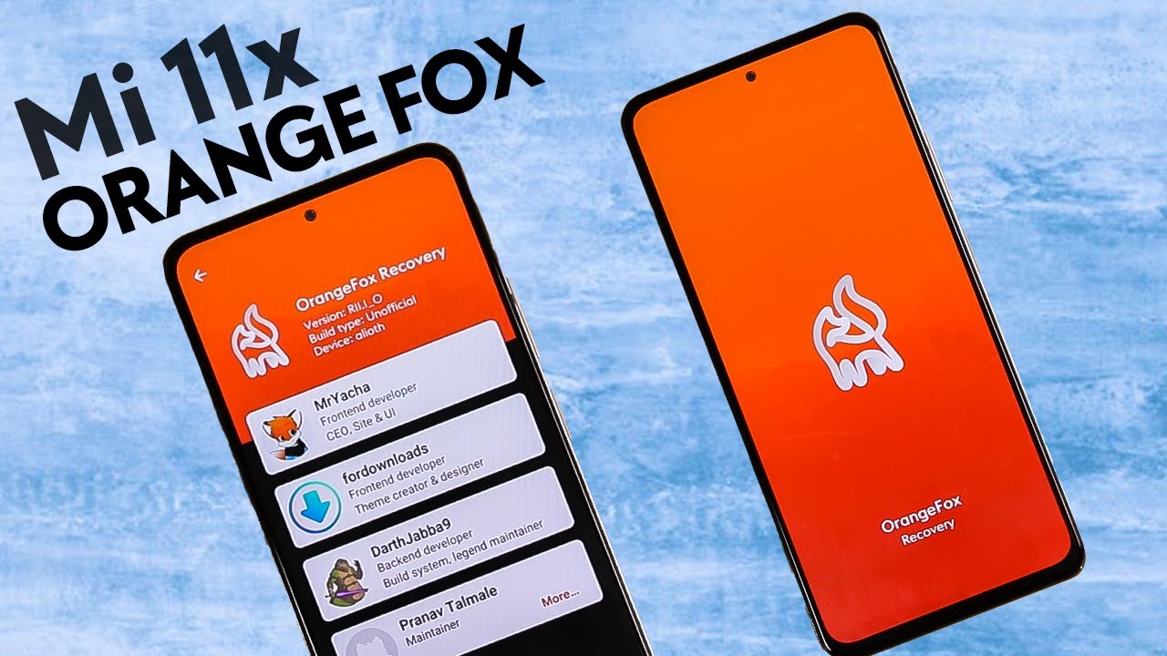 👉 Install ORANGE FOX Custom RECOVERY on Mi 11X / POCO F3 / Redmi K40 🔥