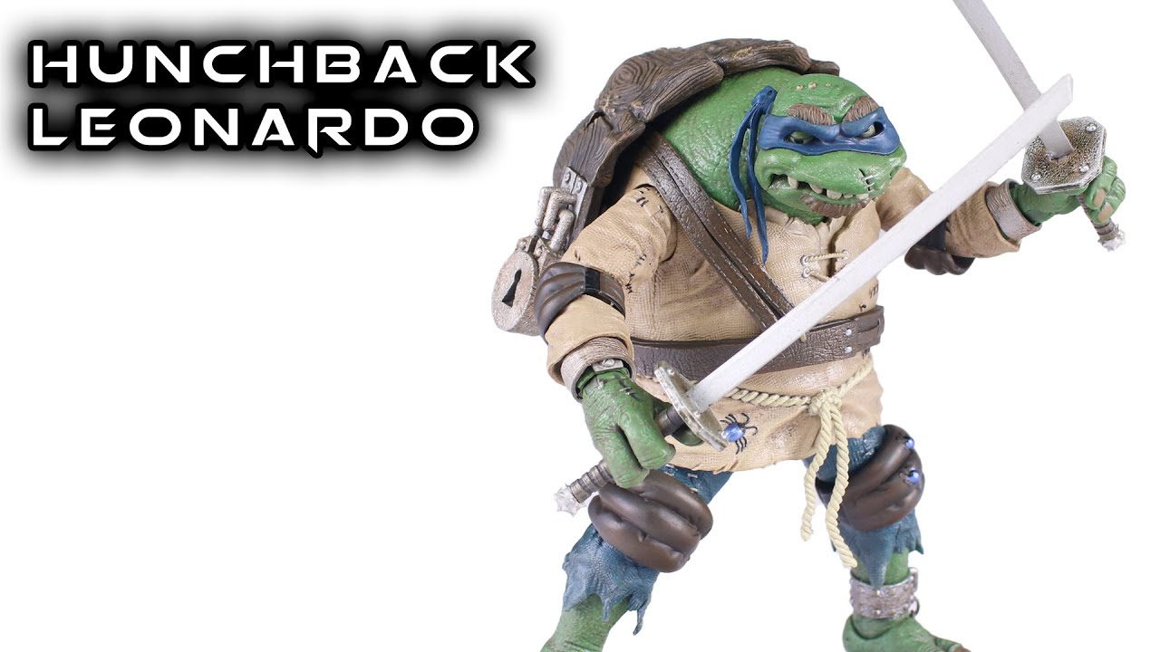 NECA LEONARDO as the Hunchback TMNT Action Figure Review
