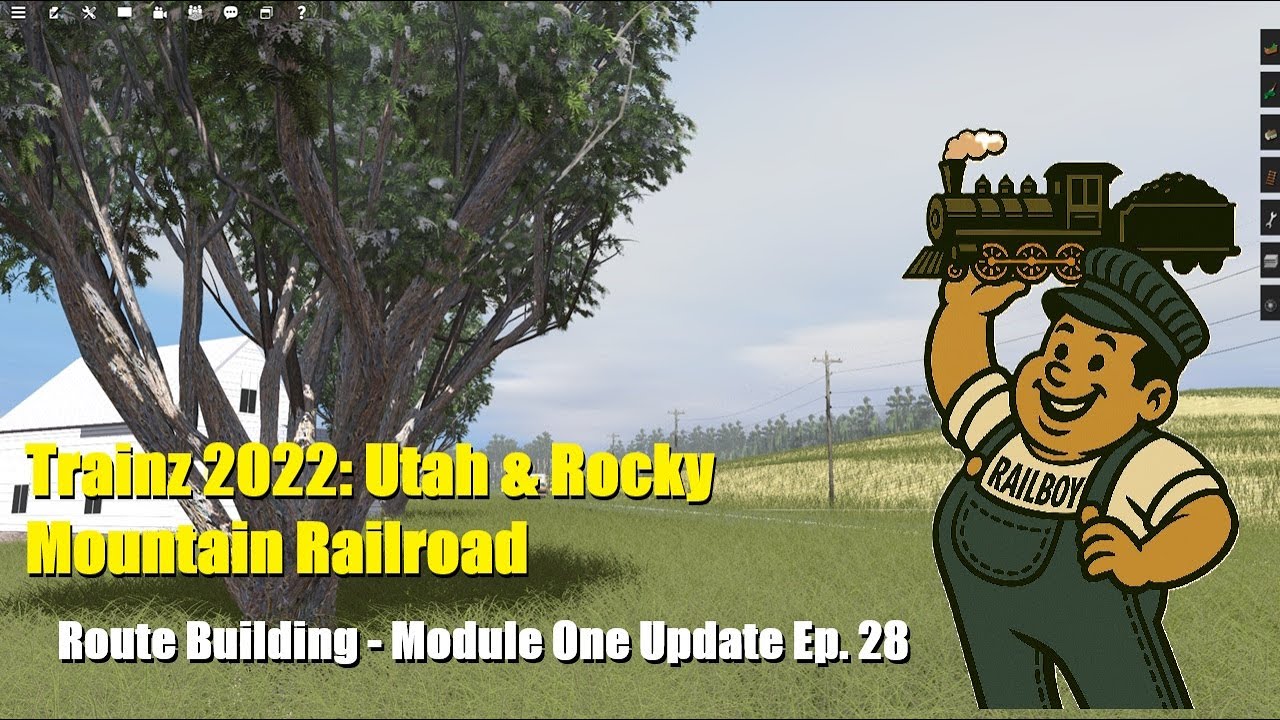 Trainz 2022 Route Building URM mod 1 updates E28