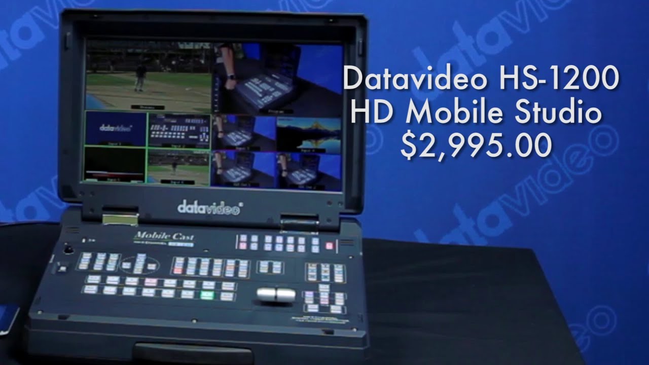 NAB 2016 Debut: Datavideo HS-1200 Mobile HD Video Production Studio