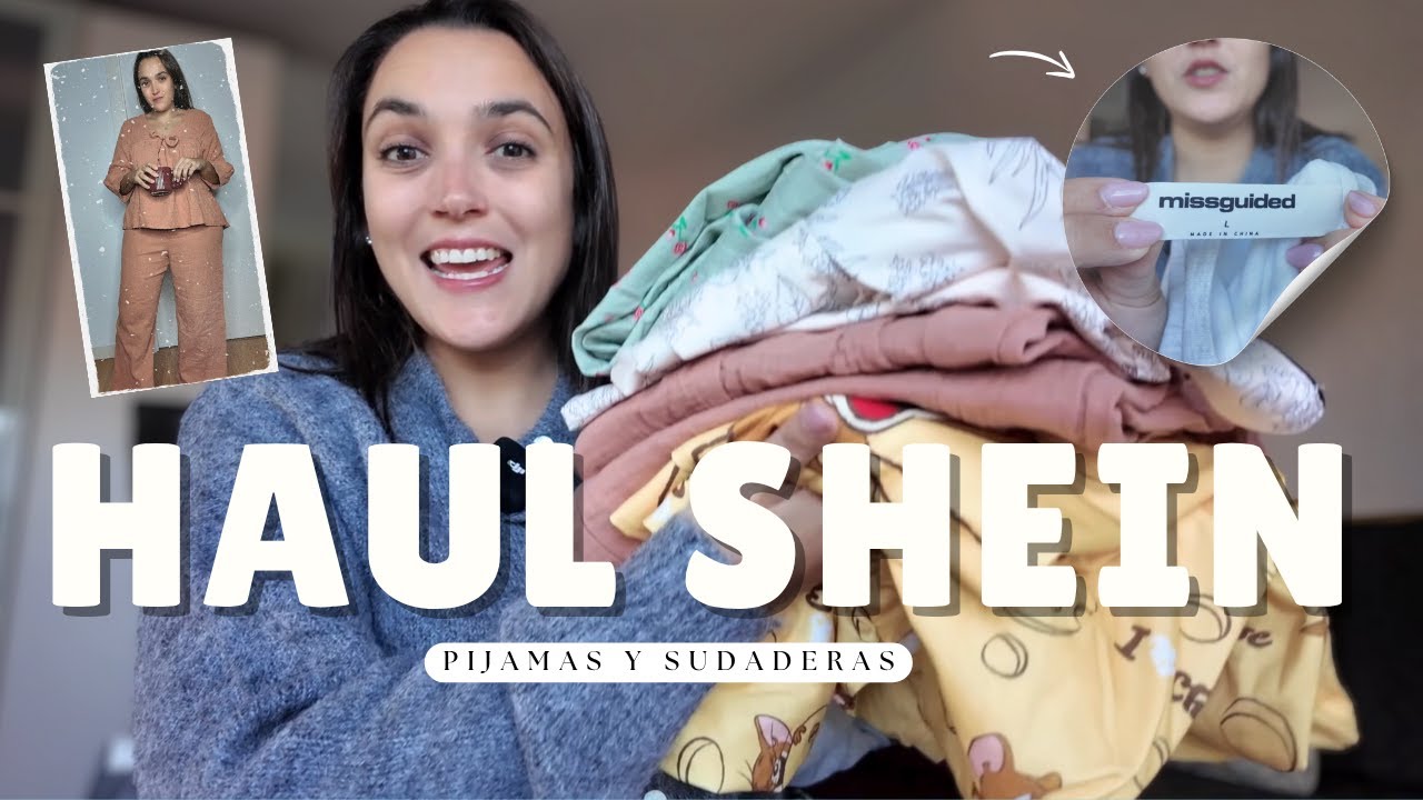 HAUL de Ropa SHEIN 💕 Pijamas, Sudaderas y Conjunto Bonito