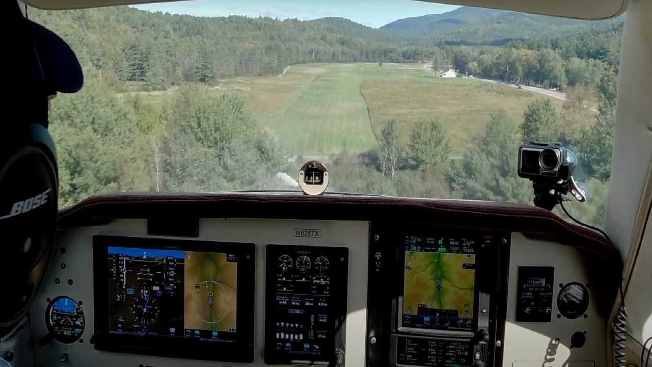 Short Soft Field in a Bonanza V tail - Mountain flying on the East Coast