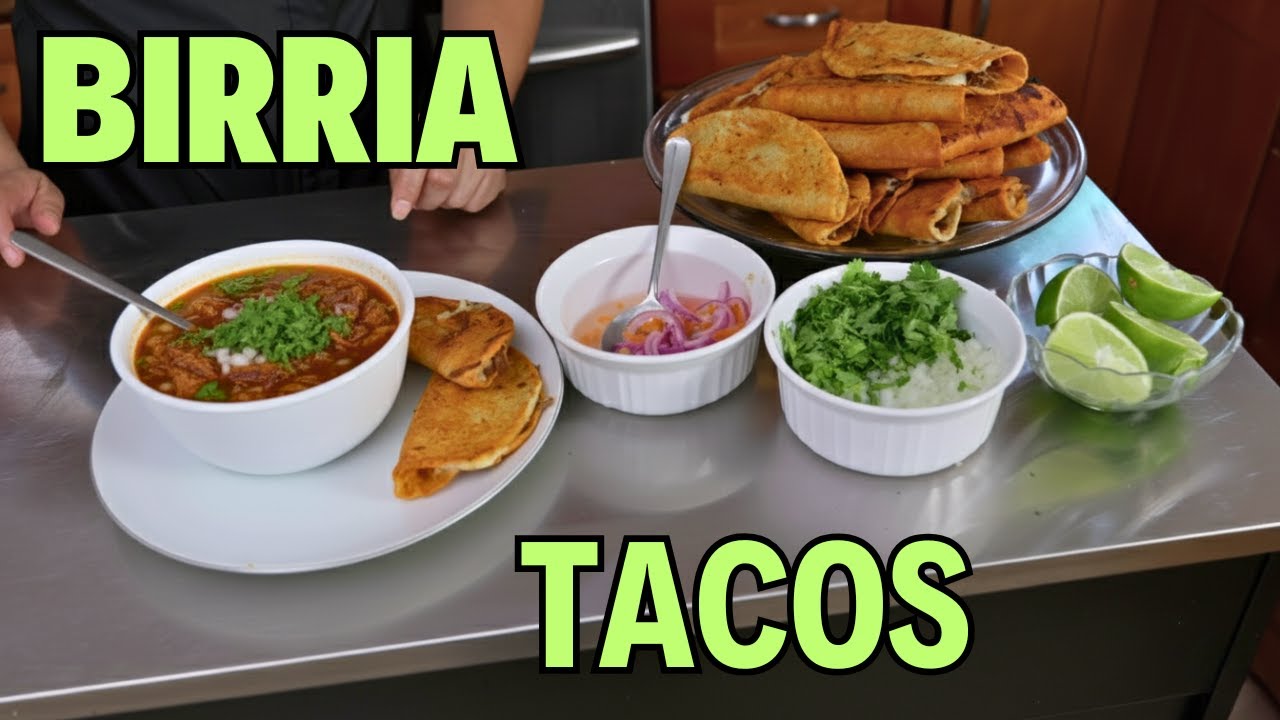 The ULTIMATE Birria de Res Recipe | Consomé + Crispy Quesa tacos