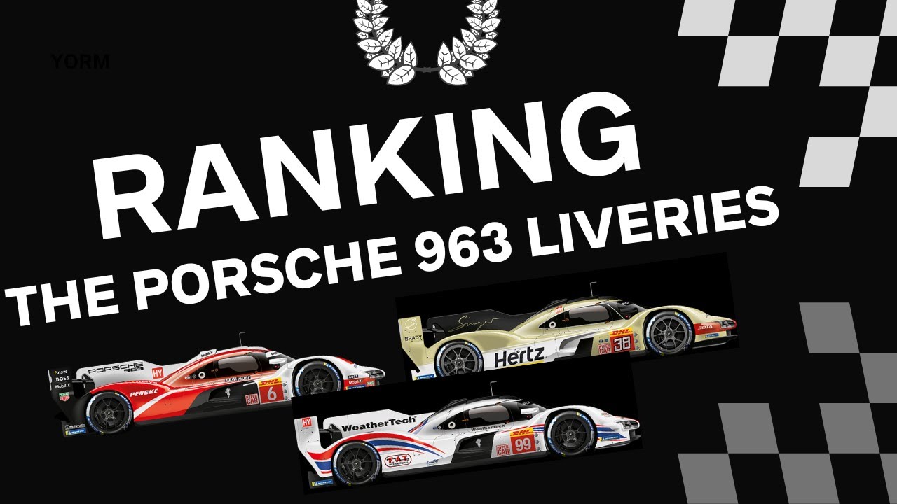 Ranking the Porsche 963 Liveries
