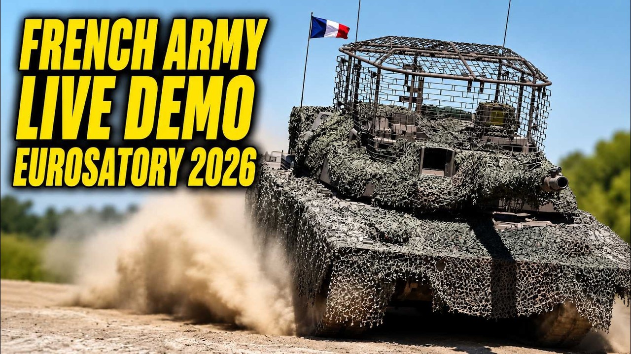 French Army Next Generation Military Capabilities and Combat Drones in Action at Eurosatory 2026