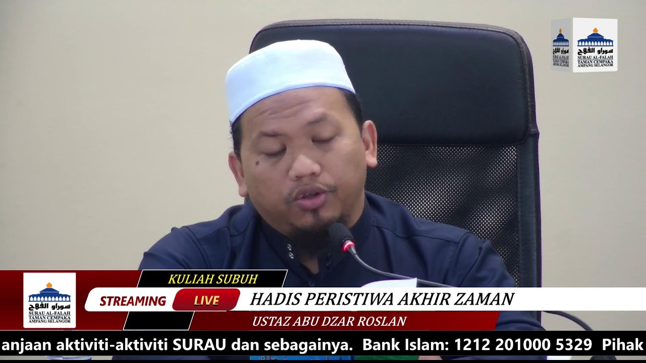 HADIS PERISTIWA AKHIR ZAMAN