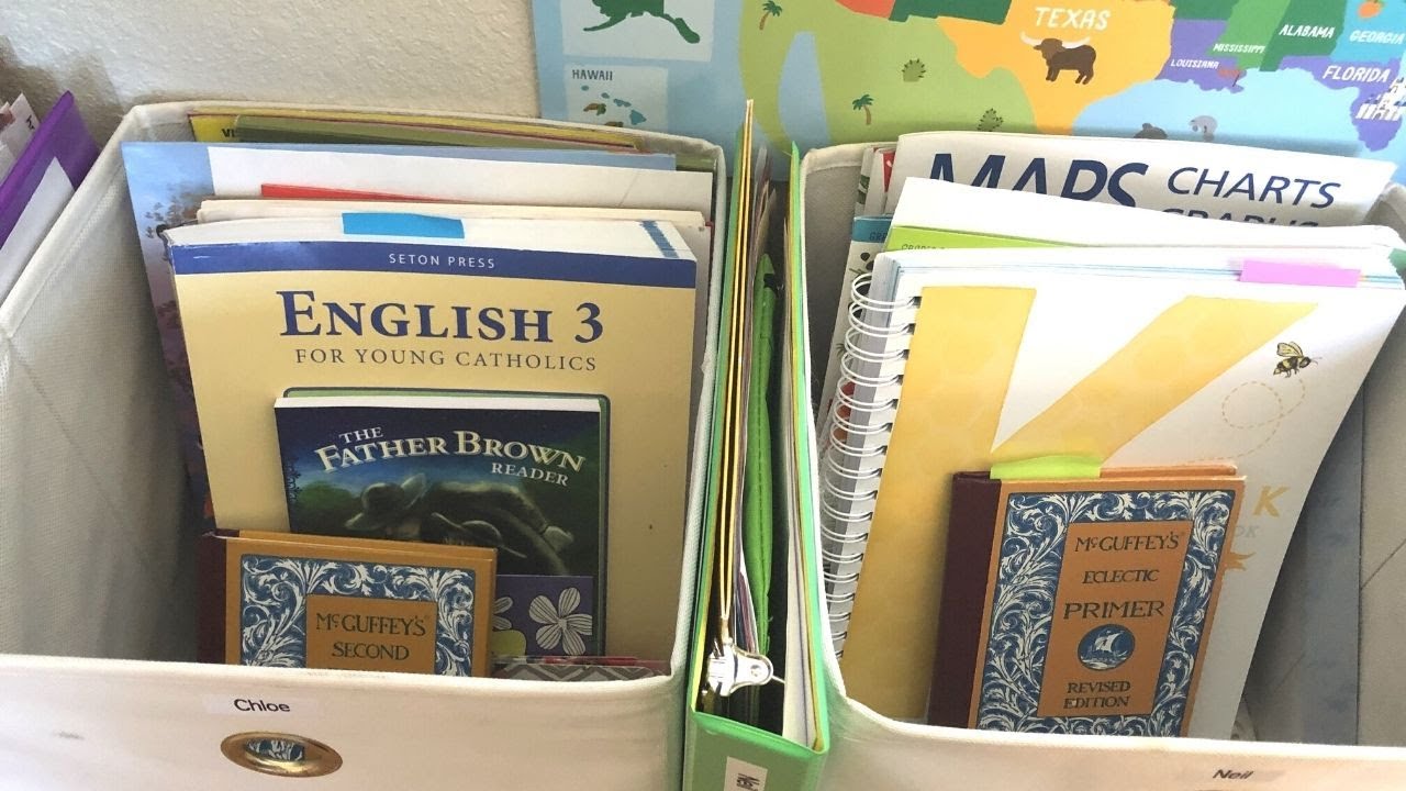 How I Homeschool: 4th and 1st Grade Curriculum (Catholic Homeschool)