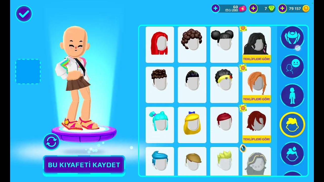 Prenseslerin karakterini yaptım