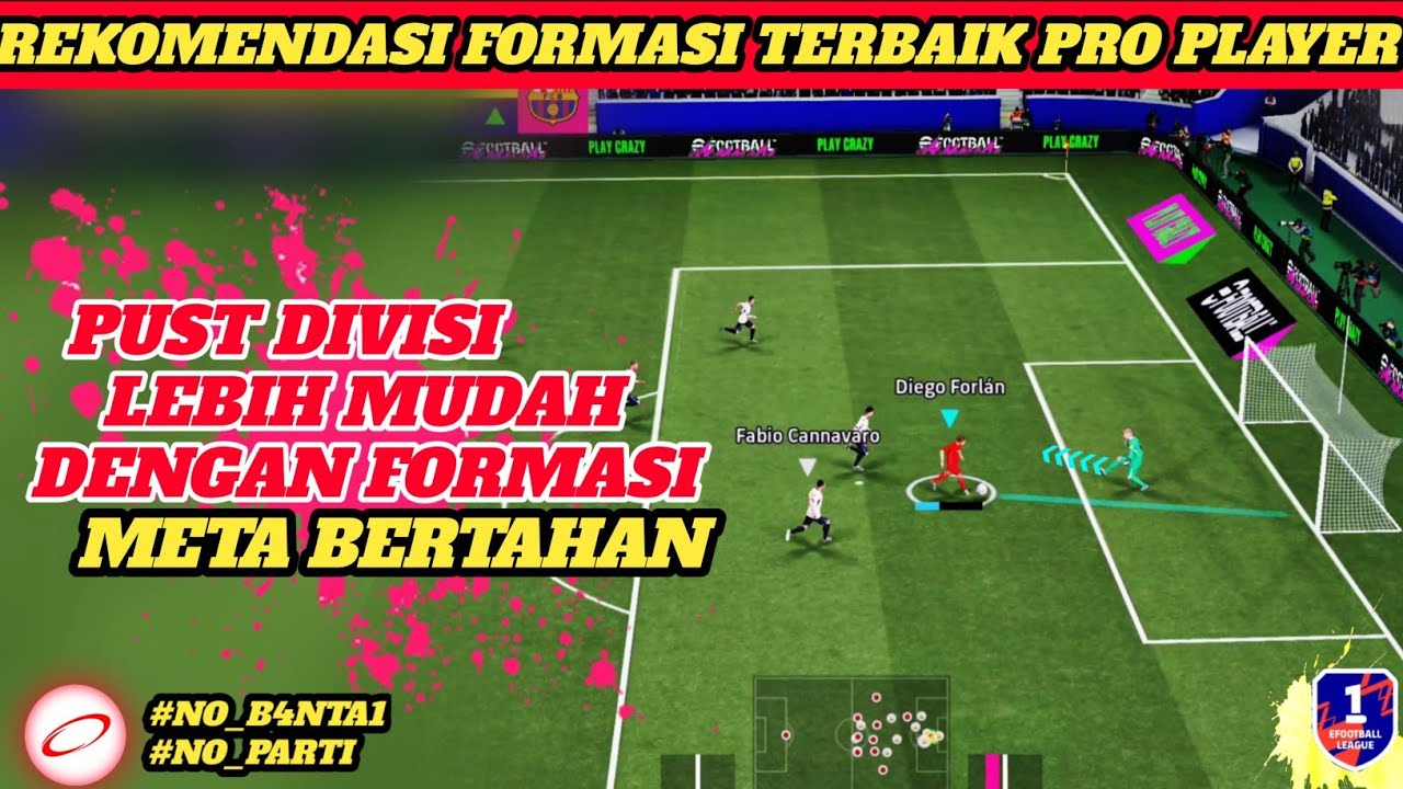 TEMBUS DIVISI 1 DENGAN FORMASI BERTAHAN [ 5311 ] BAPA EFOOTBALL 2026 