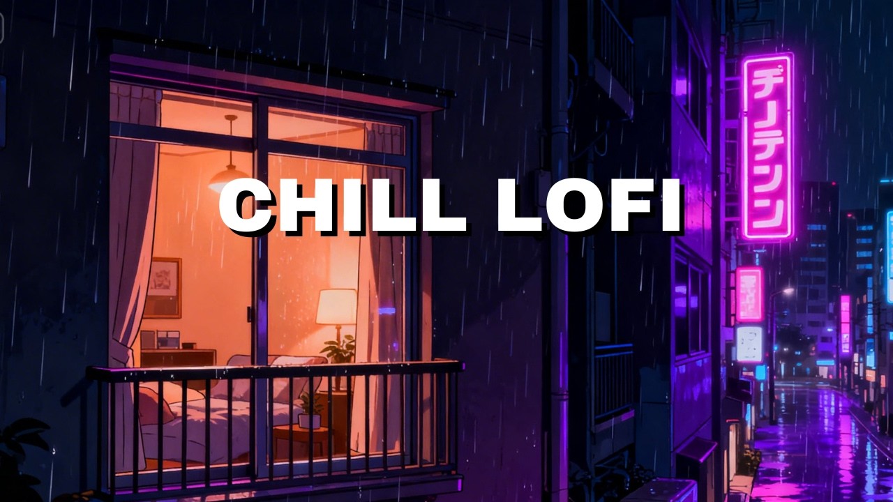 Midnight in Tokyo 🌧️ Lofi Beats to Study & Relax | 深夜の東京
