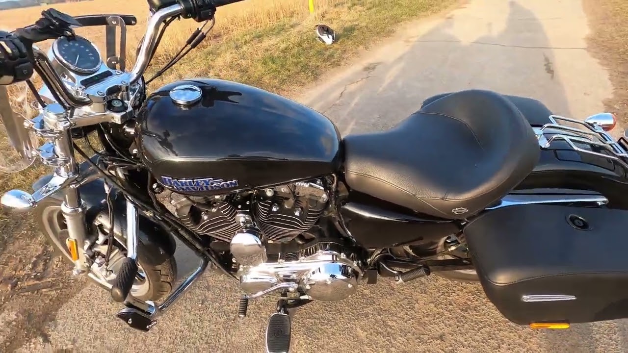 Harley Davidson Superlow XL1200T mit Miller Silverado 3