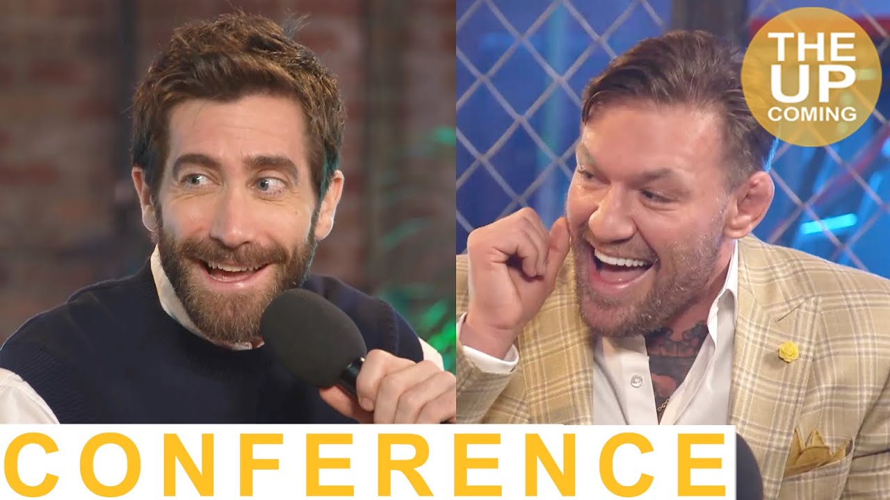 Conor McGregor Jake Gyllenhaal Road House press conference Daniela Melchior Billy Magnussen