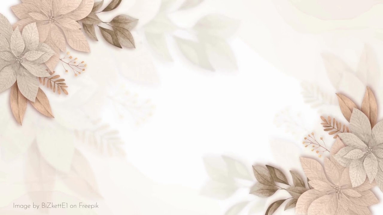 4K Wedding Floral Invitation Background Video | Stocklate #backgroundvideo