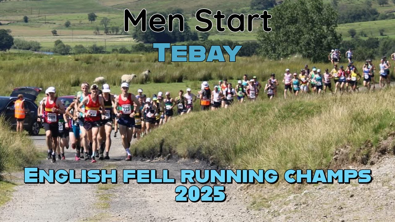 English Fell Running Championships 2025: Tebay Men Start