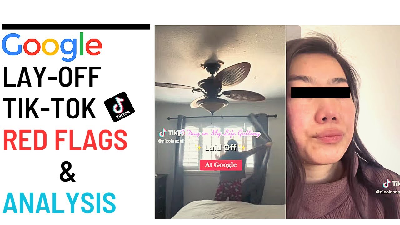 Red Flags in the Google Layoff Tiktok Video | Work & Interview Do's and Don'ts at Work Place