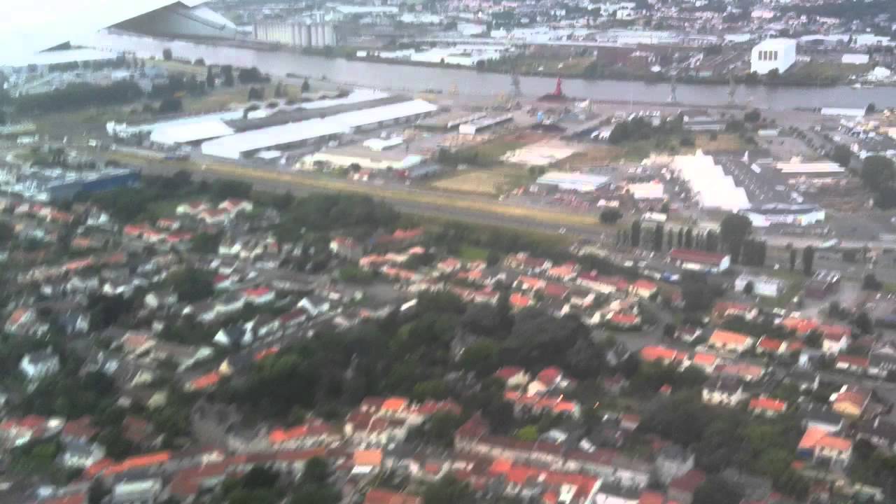 atterrissage avion  nantes atlantique