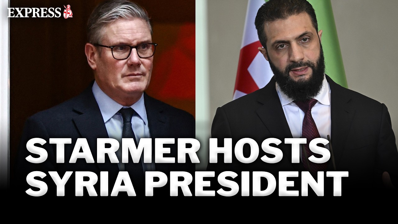 Starmer welcomes President of Syria Ahmed al-Sharaa to Downing Street