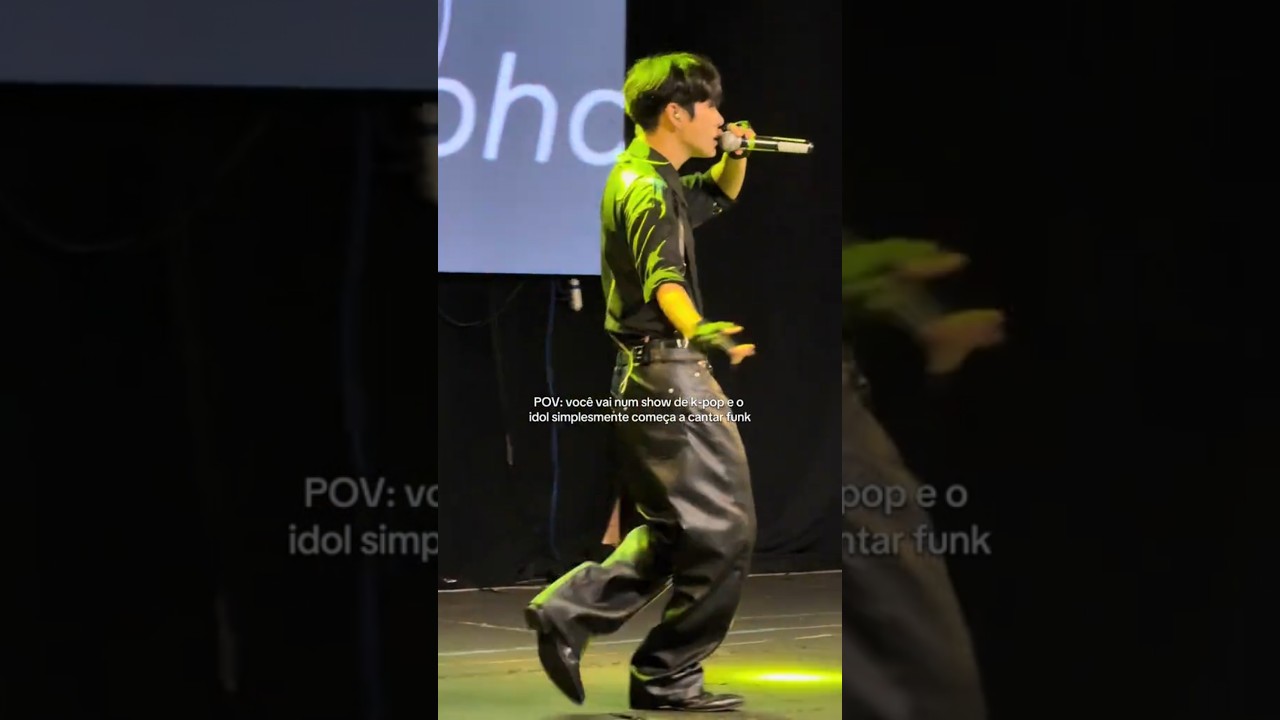 SMPLESMENTE IDOL DE K-POP PARK DOHA CANTANDO FUNK NO BRASIL #foryou #fyp #kpop #kpopbrasil