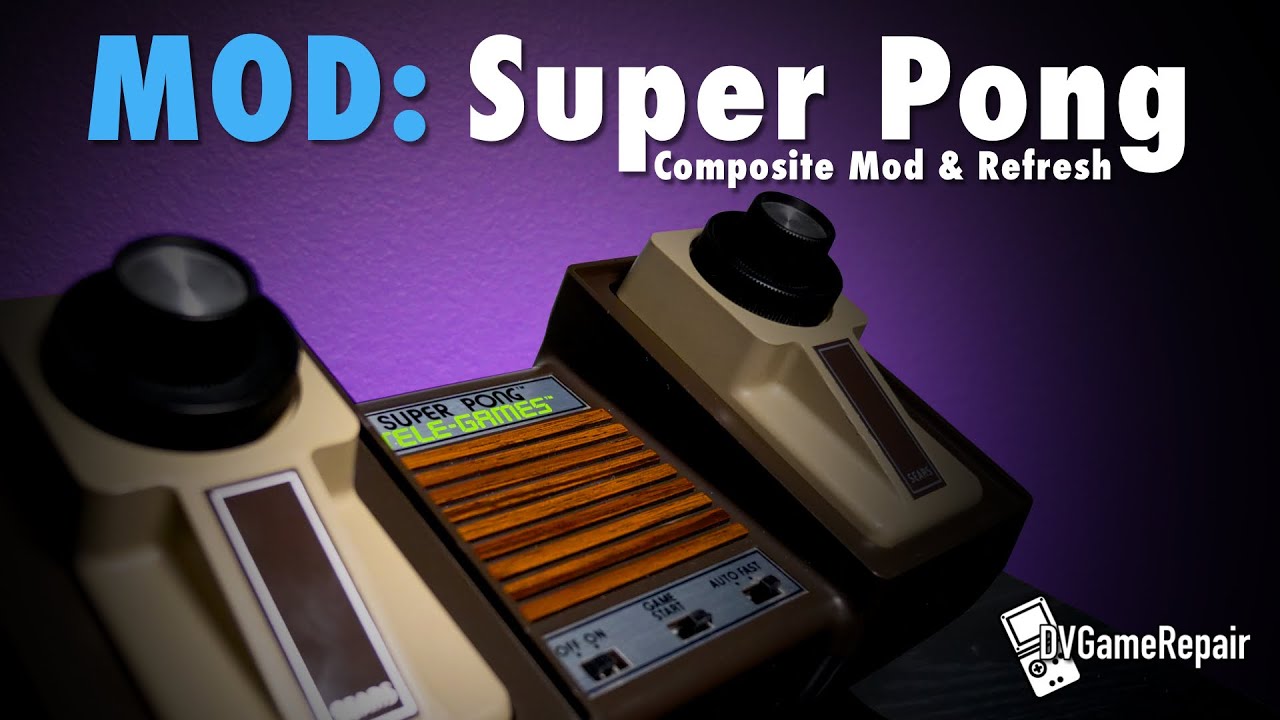 Tele-Games Super Pong: Composite Mod