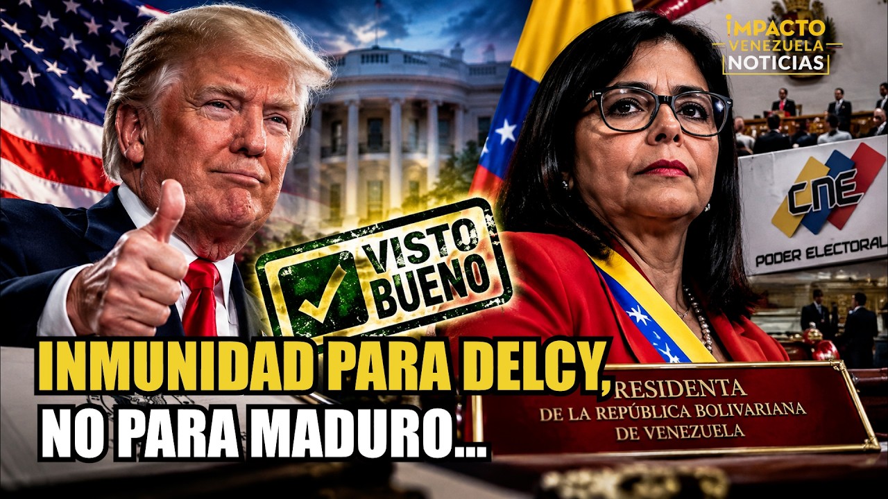 &iquest;TRUMP DA EL VISTO BUENO?: DELCY &ldquo;PRESIDENTA&rdquo;  | 🔴 NOTICIAS VENEZUELA HOY 2026
