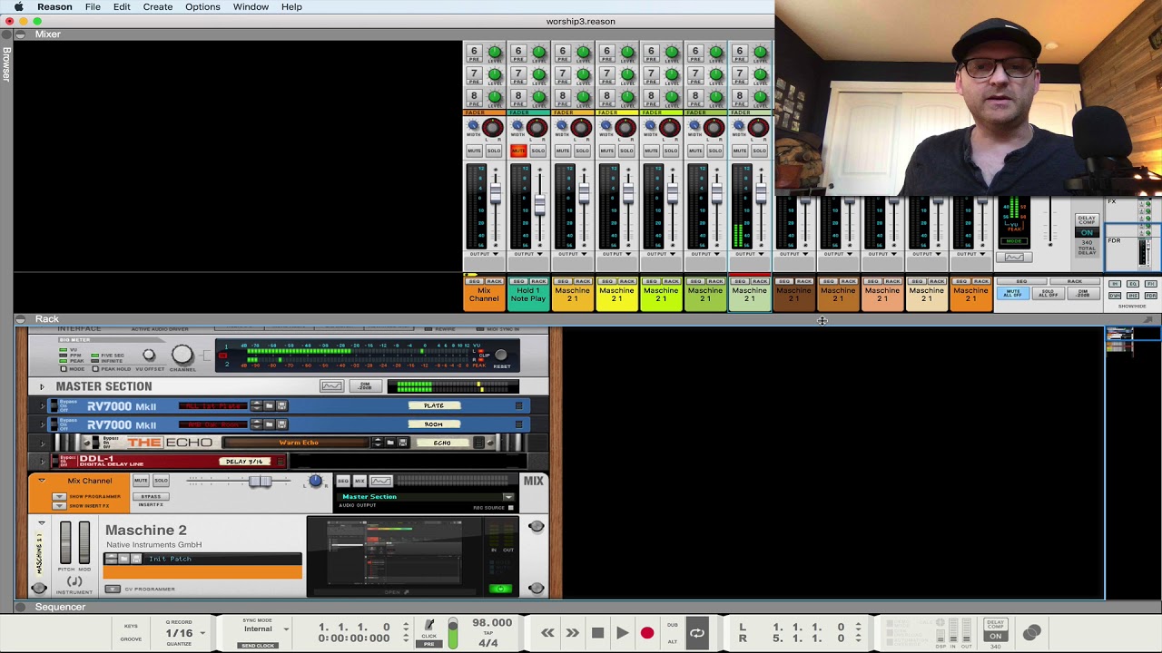 Propellerhead Reason 10 with Maschine Tracks