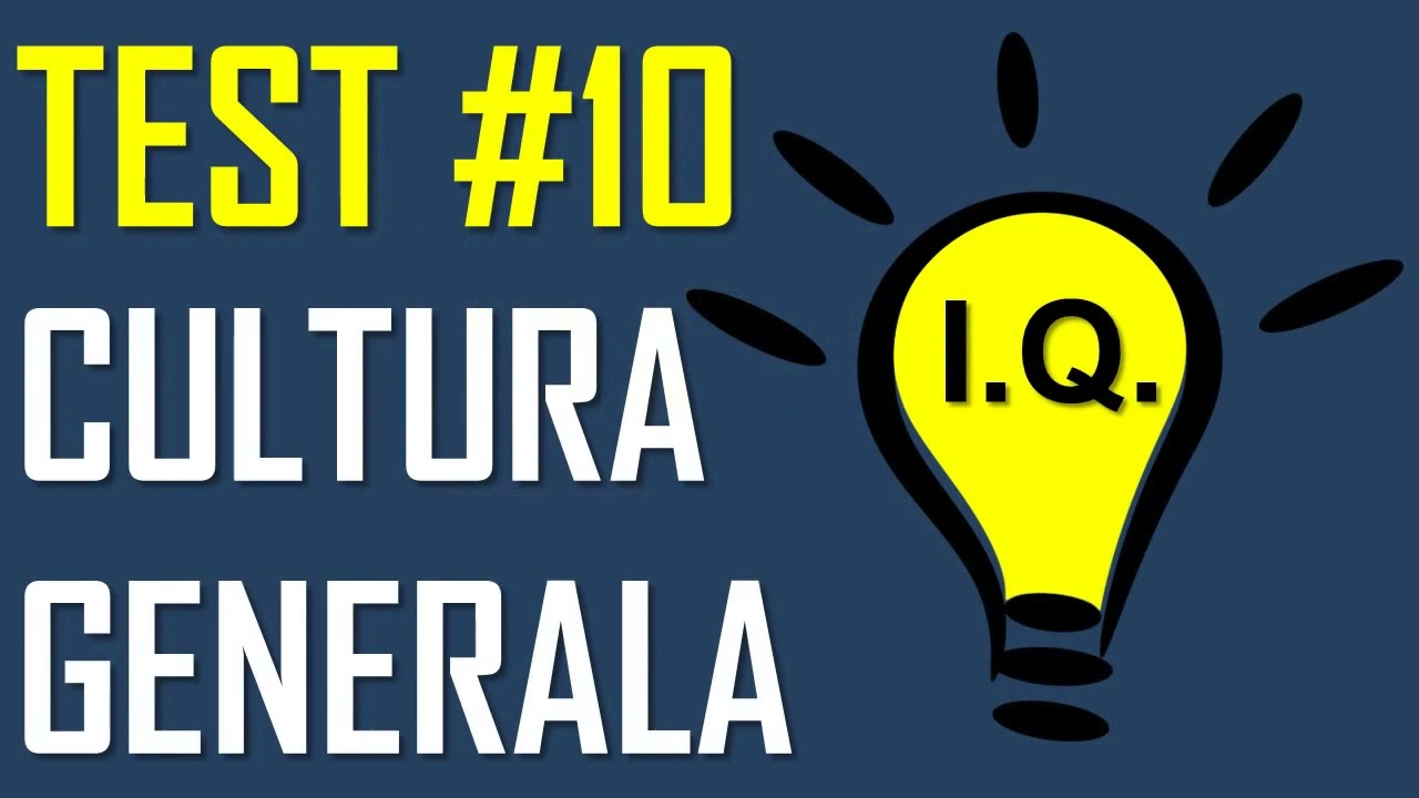 TEST Cultura Generala 10 #formuleonline