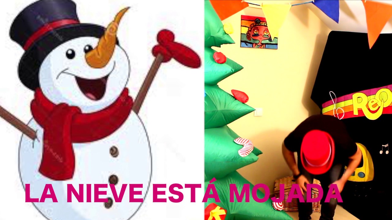 VILLANCICO MUÑECO DE NIEVE Requetecorcheas