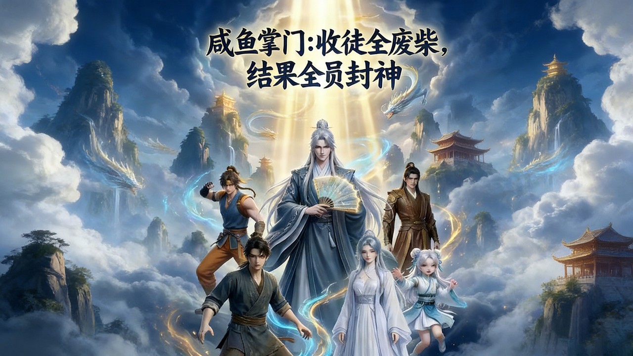 咸鱼掌门只想摆烂争倒数第一，废柴弟子全员封神震惊仙界#tanglingling