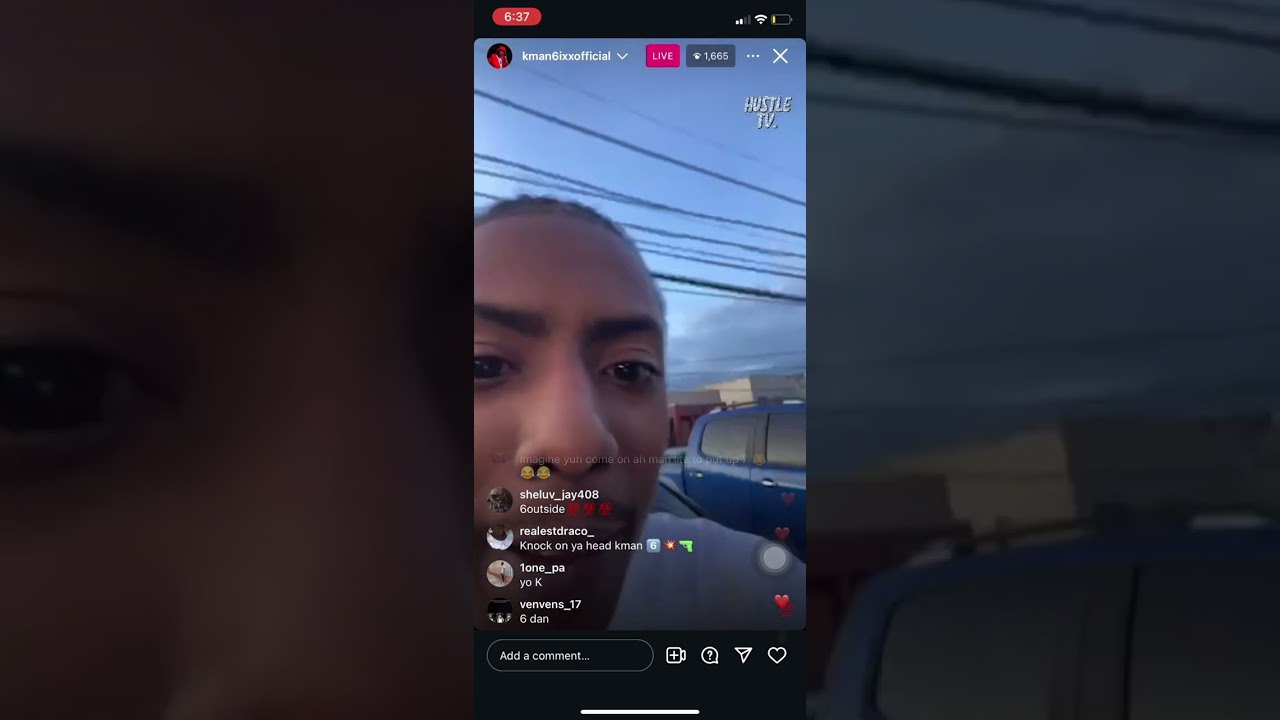 Kman Outside With The 6ixx Team Kidz Party Ig Live(Taunting The 7even?!?)