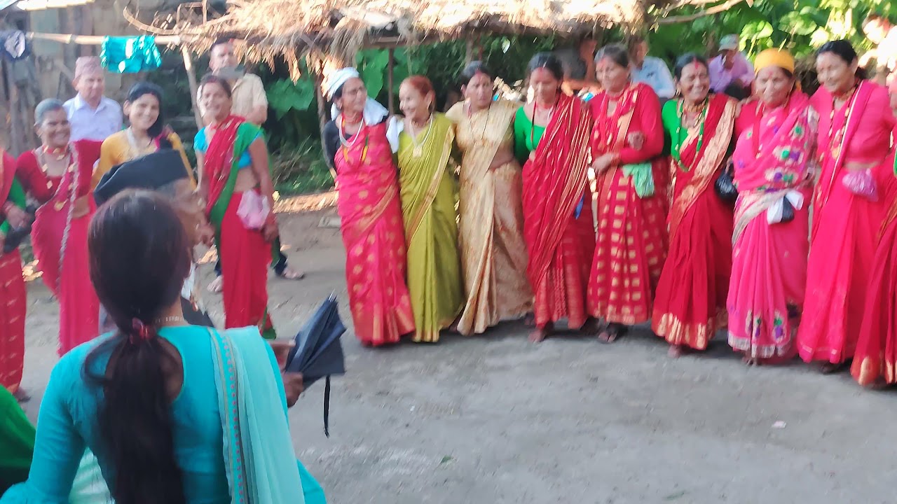 Gaura parva khel kheleko video