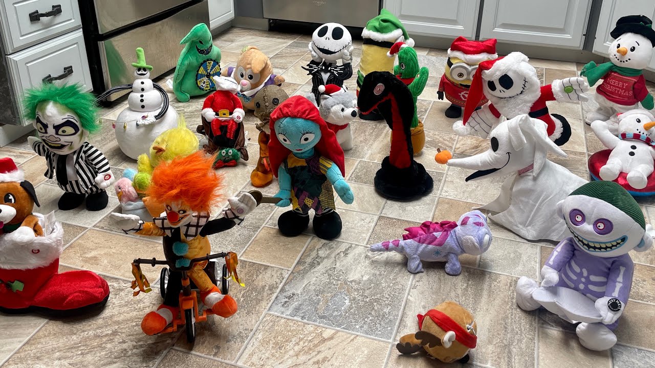 Filling our Kitchen with Dancing Animated Holiday Plushies!