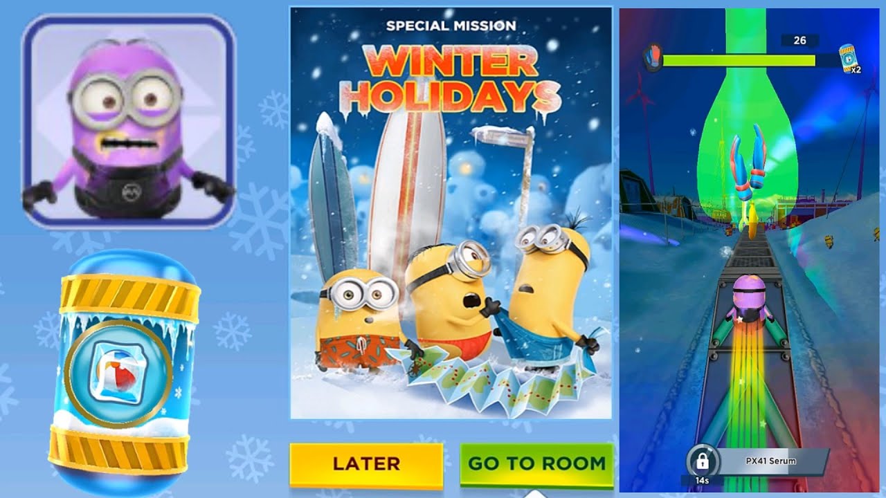 Minion Rush Winter Holidays Special Mission Secrets Revealed!