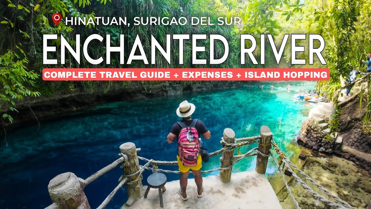 HINATUAN ENCHANTED RIVER 🇵🇭 + TINUY-AN FALLS + BRITANIA ISLAND | Complete Travel Guide + Expenses