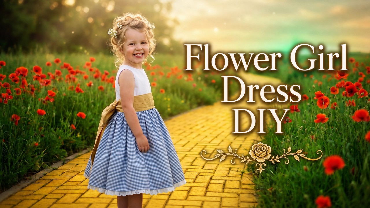 Flower Girl Dress | Sewing Tutorial | How to sew a dress | Wedding | Frocks & Frolics