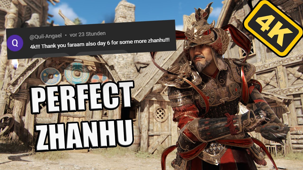 Perfect Zhanhu Plays - Zhanhu Request Done! | ForHonor