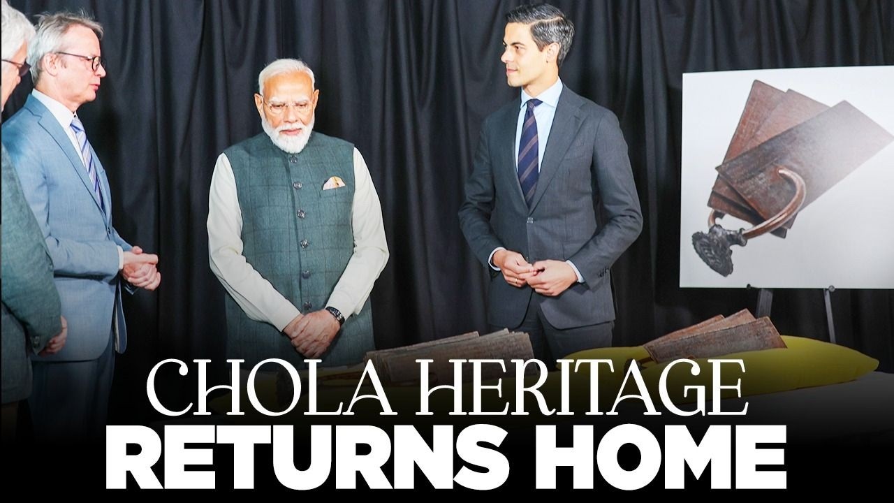 LIVE: PM Modi participates in a ceremony for restitution of Chola copper plates in Netherlands