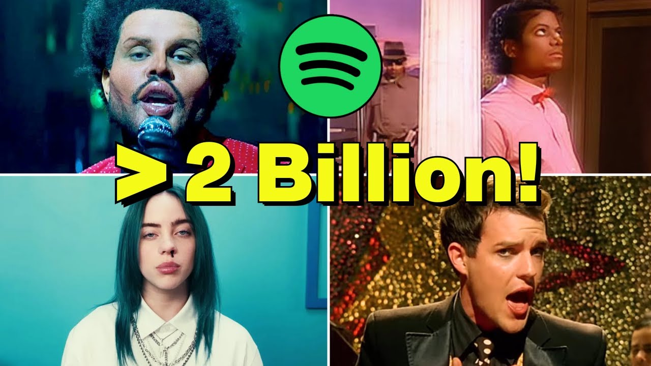 (OLD VERSION) Every Song On Spotify With More Than 2 Billion Streams! (January 2025)